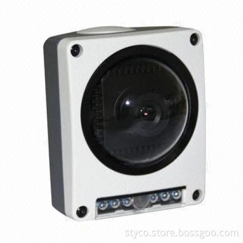 Dome Camera with Square Design, 650TVL Resolution, 1/3-inch Sony CCD, 10m Night Distance, OSD Menu